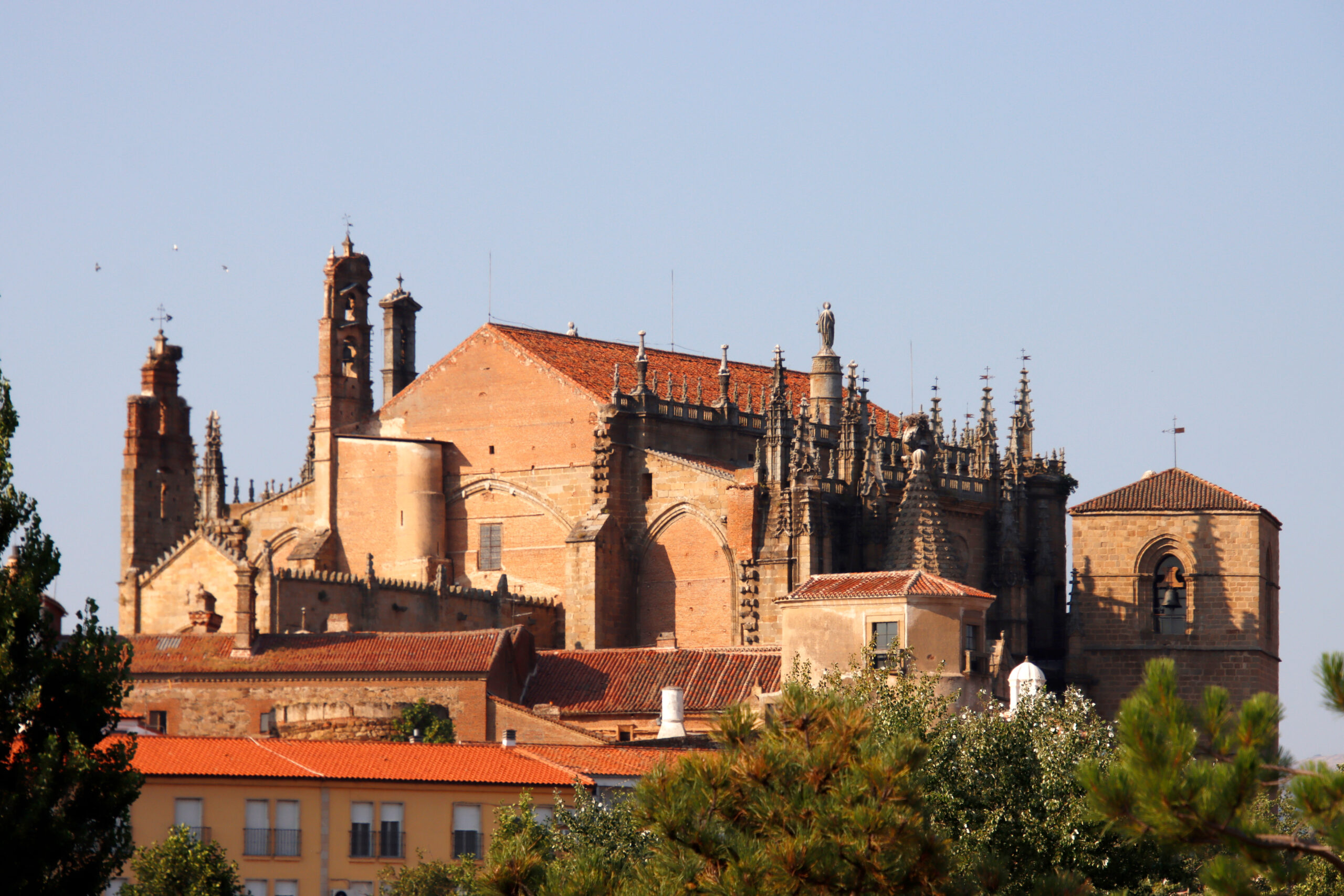 Foto de un lateral exterior de la catedral nueva